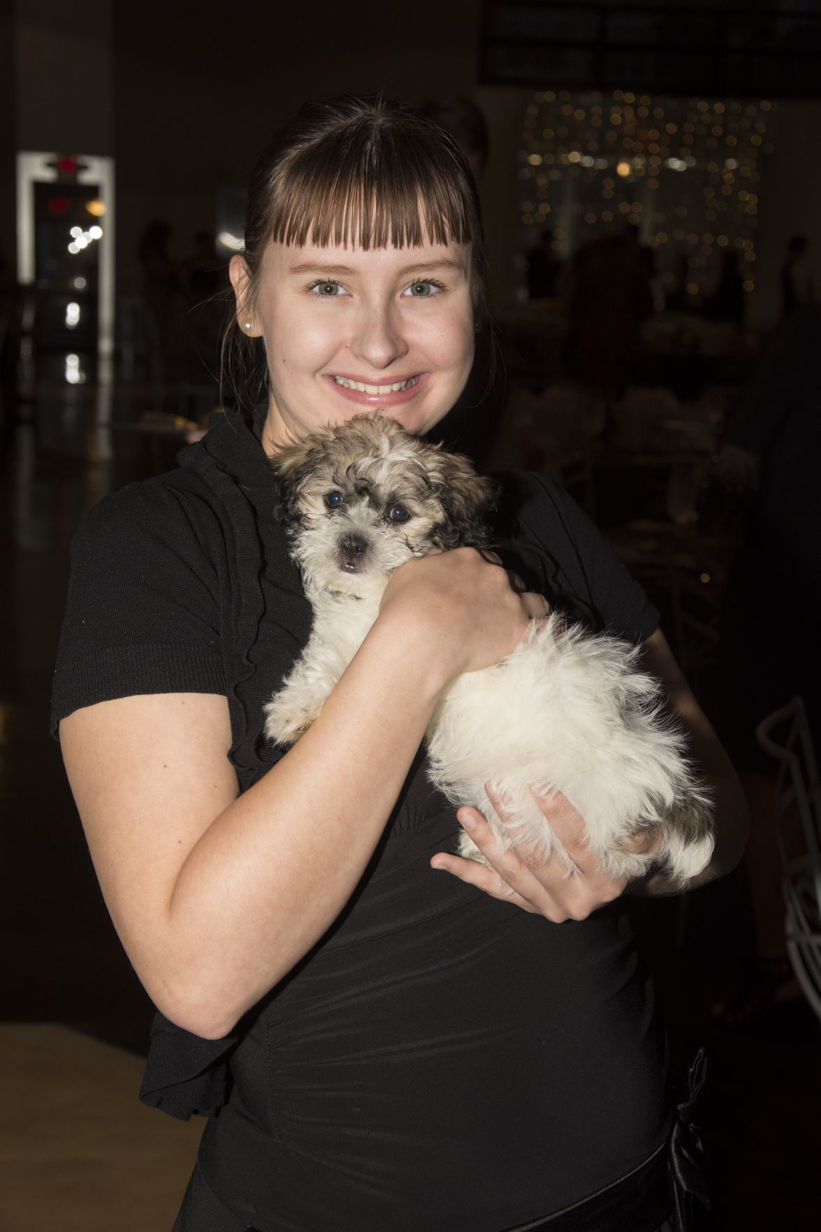 Julia Schellenger and the Auction Puppy